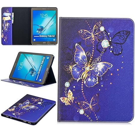 AIOIA Hülle für Samsung Galaxy Tab S2 9.7' SM-T815,PU Leder Hülle Tasche Schutzhülle Handyhülle für Samsung Galaxy Tab S2 9.7
