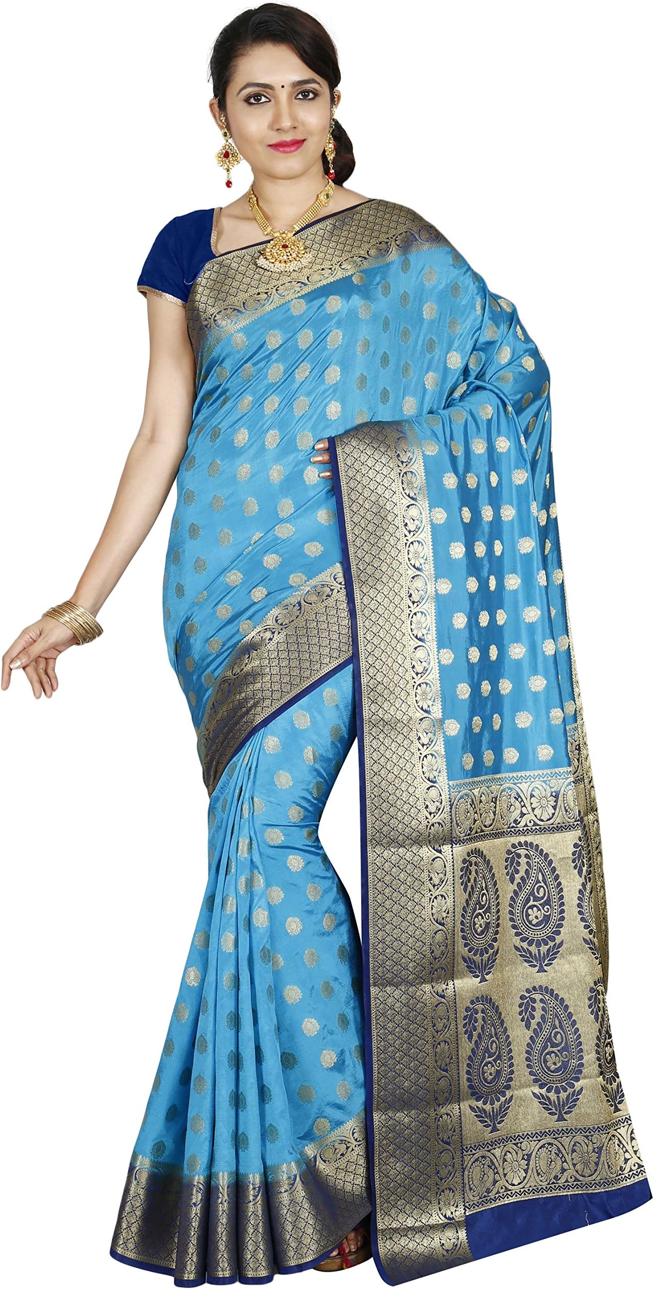 Woven Kanjivaram Art Silk Saree
