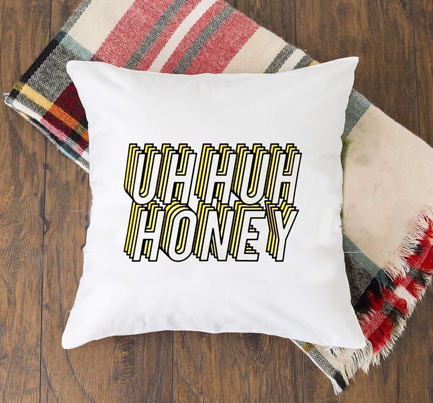 Home Decor, Decorative Pillows, Uh Huh Honey, Honey Pillow