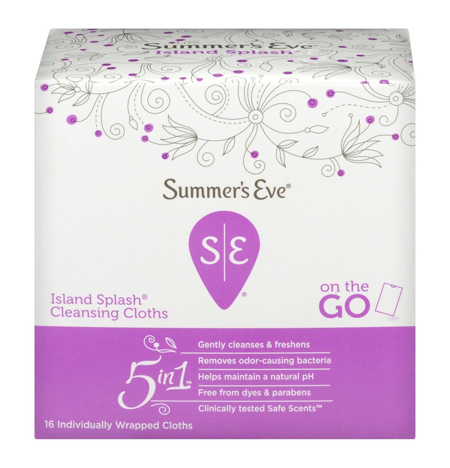 Summer's Eve Cleansing Cloths | Simply Sensitive |16 Count | Pack Of 3 | pH-Balanced, Dermatologist And Gynecologist Tested: Health & Personal Care
