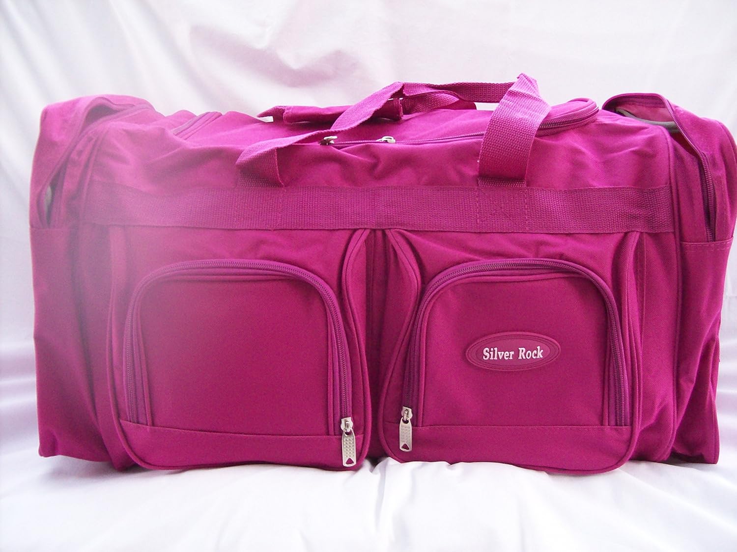 large pink holdall