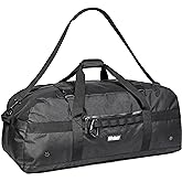 Fitdom 132L 36" Heavy Duty Extra Large Sports Gym Equipment Travel Duffel Bag W/Adjustable Shoulder & Compression Straps. Perfect for Soccer Baseball Basketball Hockey Football Team Coaches & More