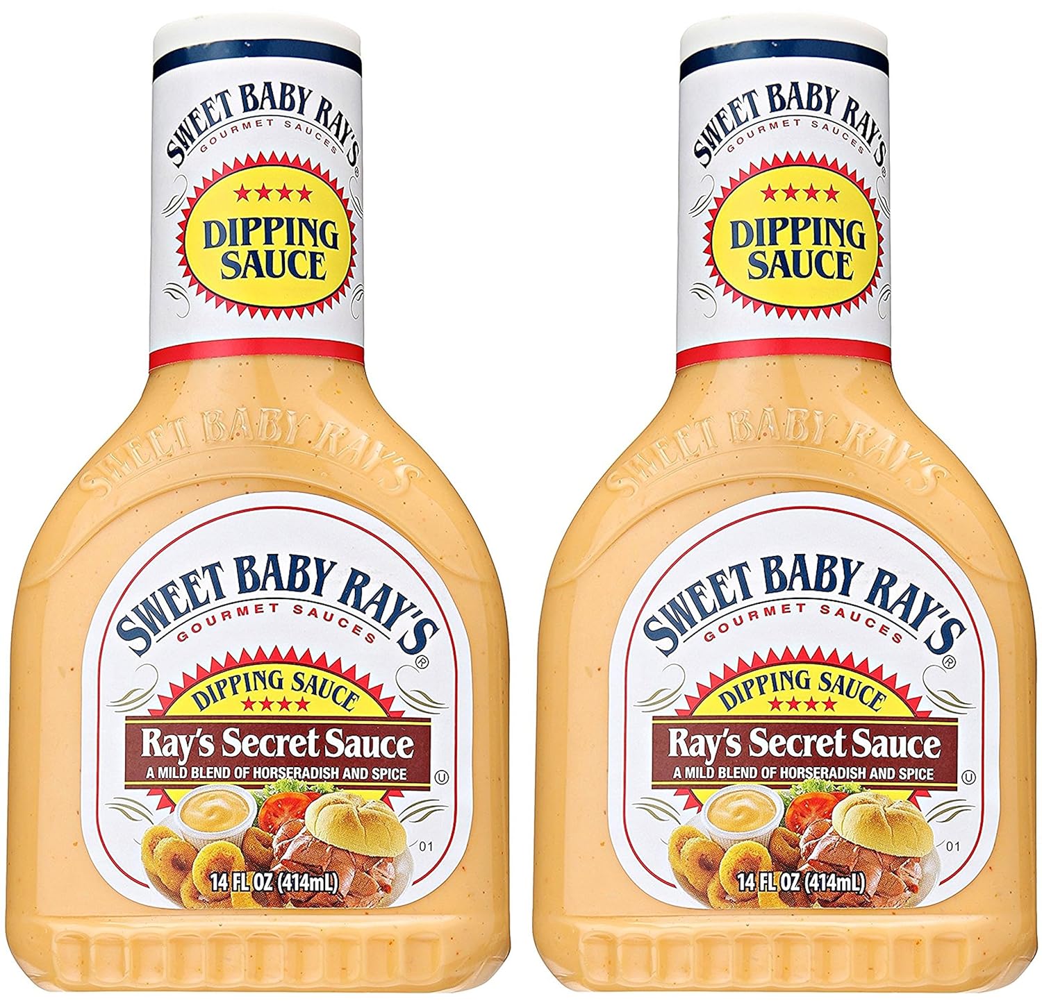 Amazon Com Sweet Baby Rays Dipping Sauce Rays Secret Sauce Net Wt 14 Fl Oz 414 Ml Per Bottle Pack Of 2 Bottles Grocery Gourmet Food