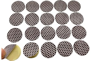 JHZABPO Match Striker Paper with Self-Adhesive Honeycomb Pattern 1 Inch Circle 20 PCS (25mm Circle)