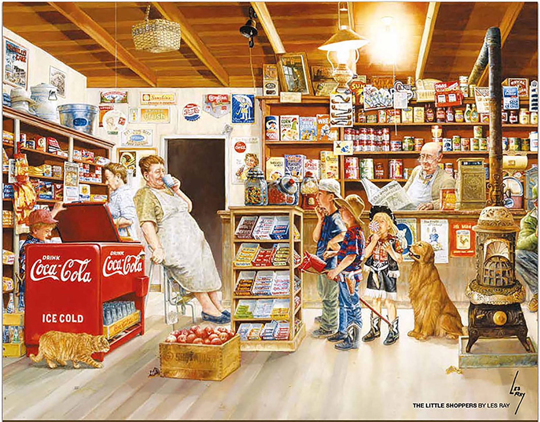 Simply Calendar -"Remember When" 2019 Wall Calendar - 10.5" x 18" (Open)