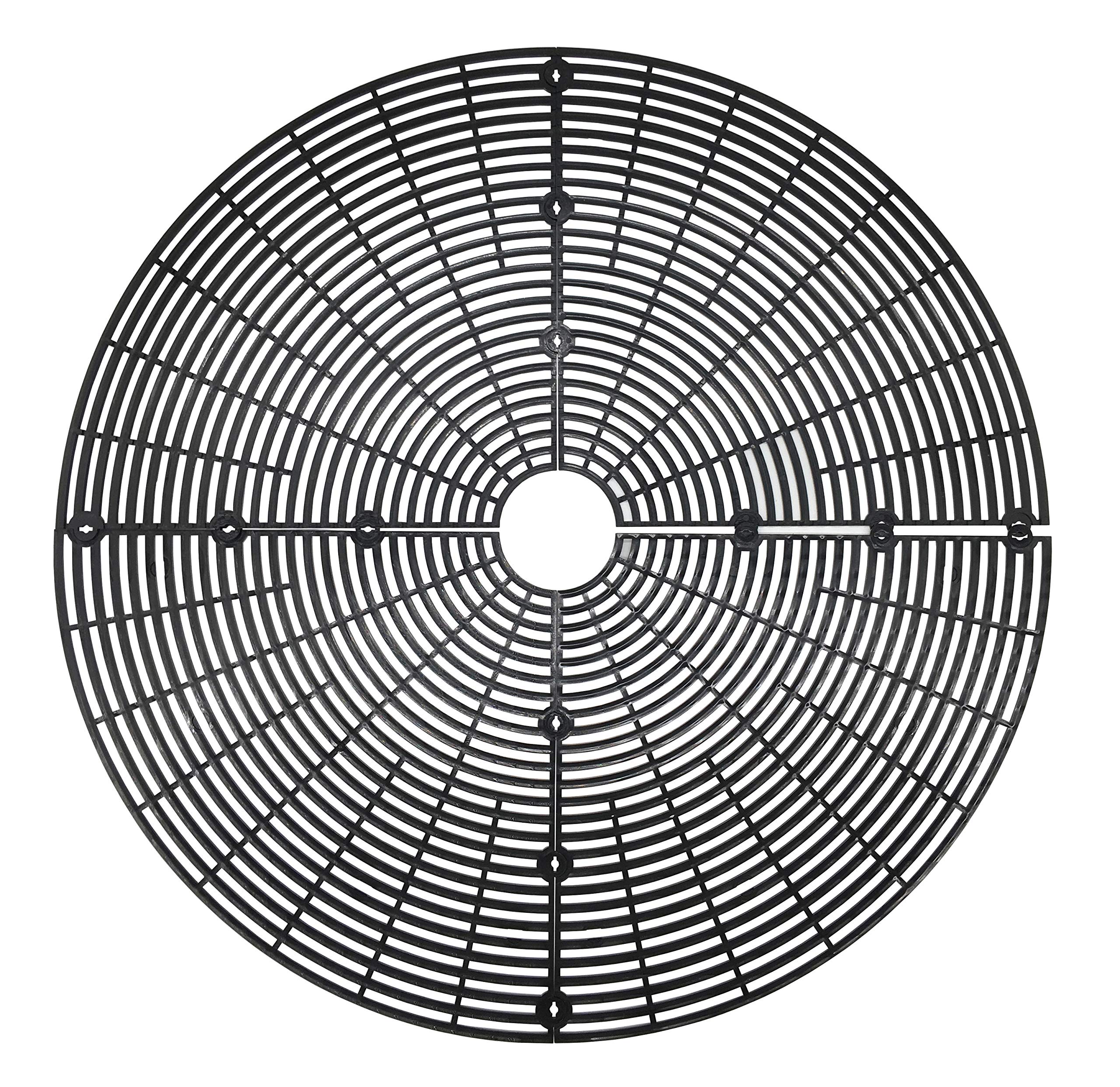 Home-Garden Plant Pot Grid Plant Pot Cover Plant Flower Protector Diameter 20.8 Inches (Black)