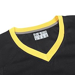 Pullonsy Blank Black Rugby Football Jerseys for Men