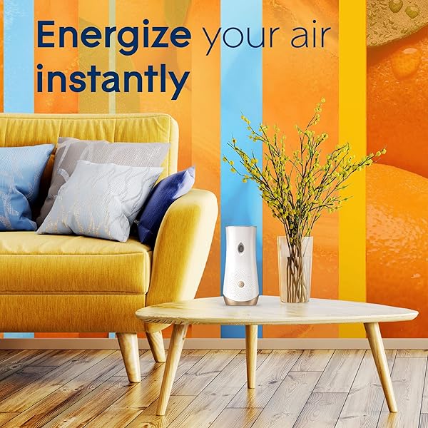 GLADE AUTOMATIC SPRAY REFILL, AIR FRESHENER FOR HOME AND BATHROOM, COASTAL SUNSHINE CITRUS, 6.2 OZ