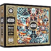 theory11 Star Wars Jigsaw Puzzle - 1,000 Pieces with Gold Foil Accents | Official Lucasfilm Collectible with Carrying Pouch; Material: Chipboard