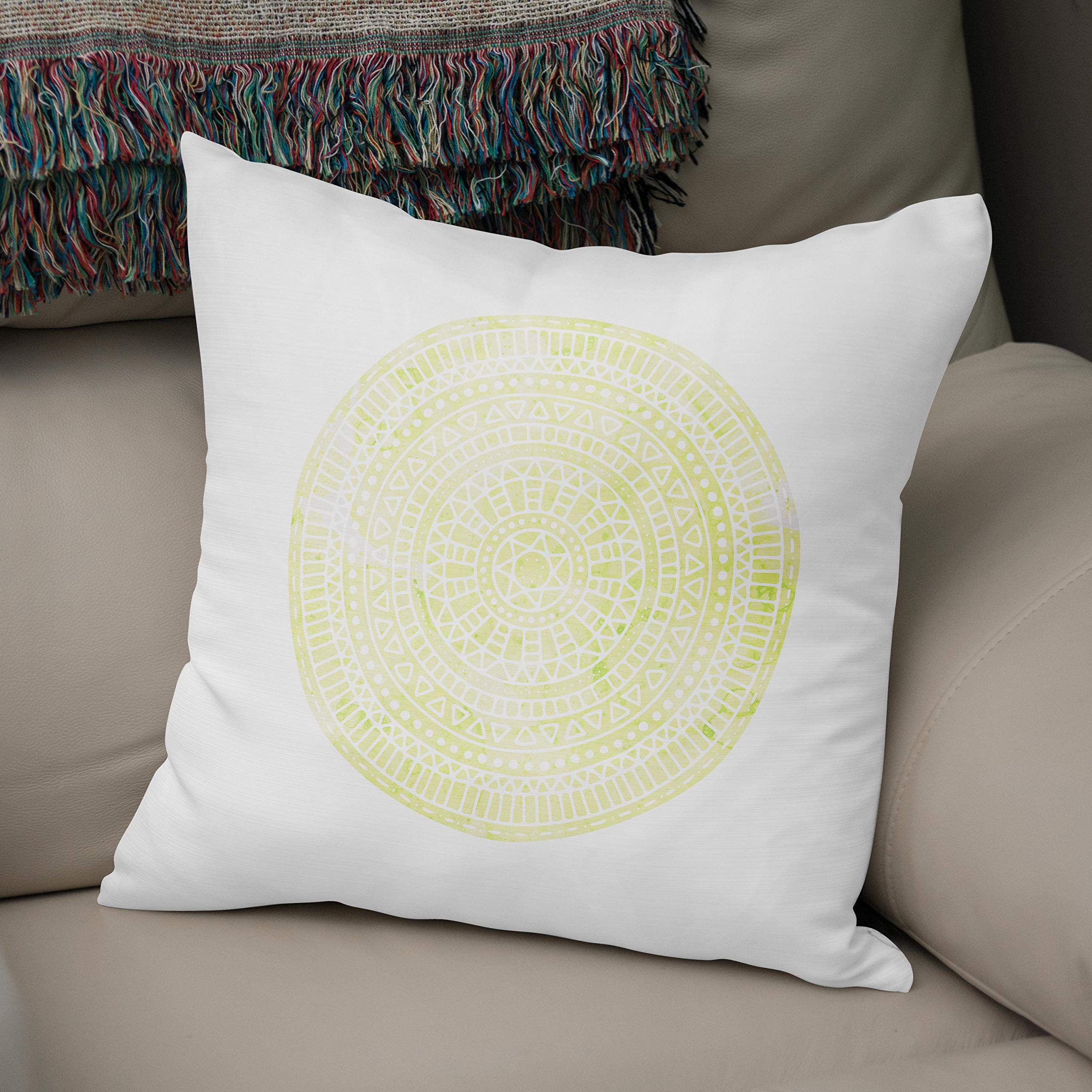 Bonamaison, Decorative Cushion Cover - 50% Cotton 50% Polyester - 43x43cm - Designed and Manufactured in Turkey