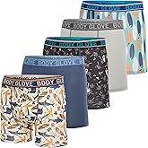 Body Glove Boys Boxer Briefs Pack of 4, 5 or 6 Comfortable and Durable Underwear