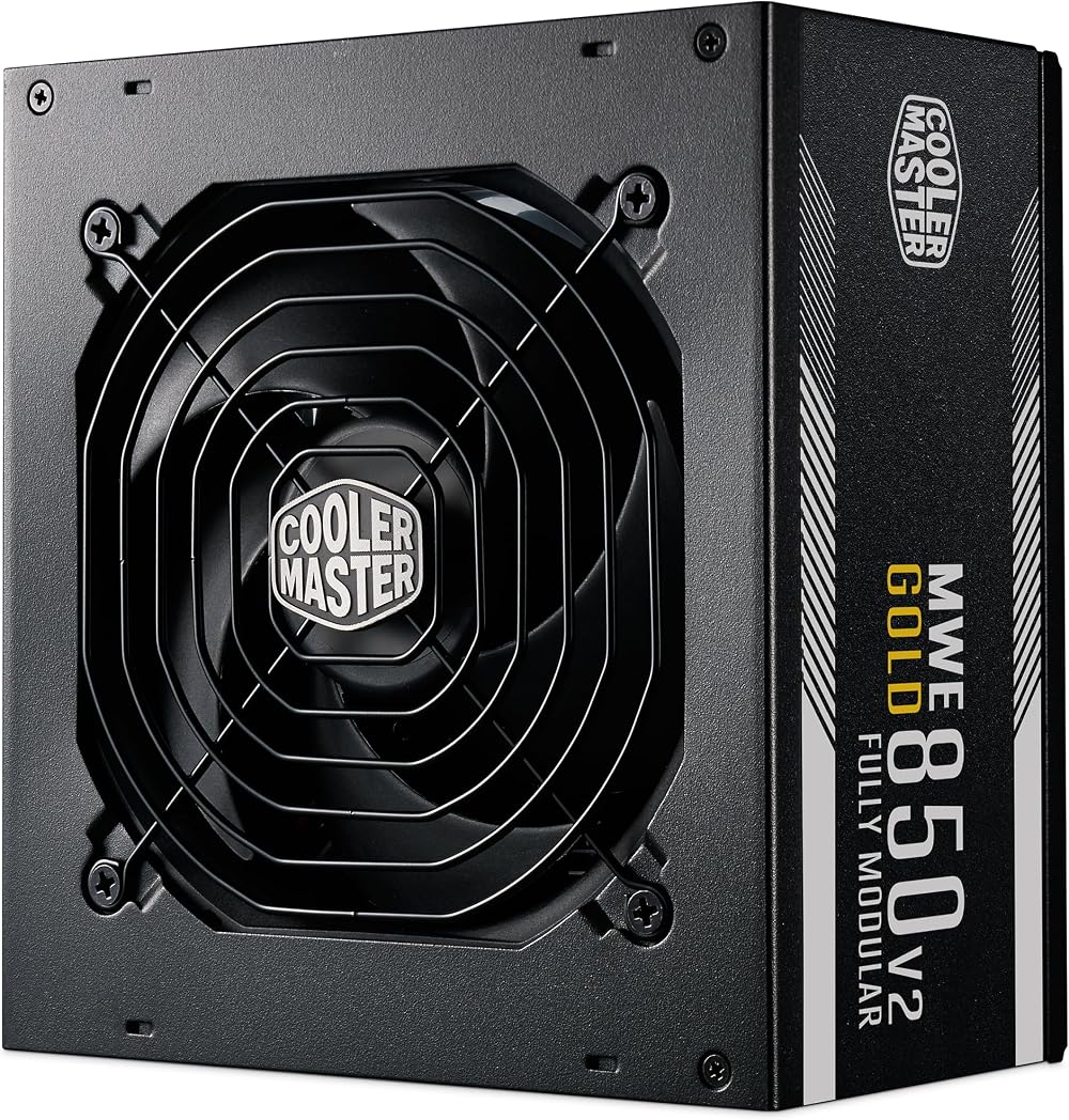 Cooler Master MWE Gold 850 V2 ATX 3.1 Fully Modular PSU UK Plug