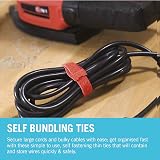 VELCRO Brand ONE-WRAP Straps Reusable Assortment Cable Ties Multi-Colour 60 Pack view 3