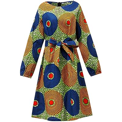 Robe élégante à imprimer africaine pour femmes Madagascar Ubuy - Main Image