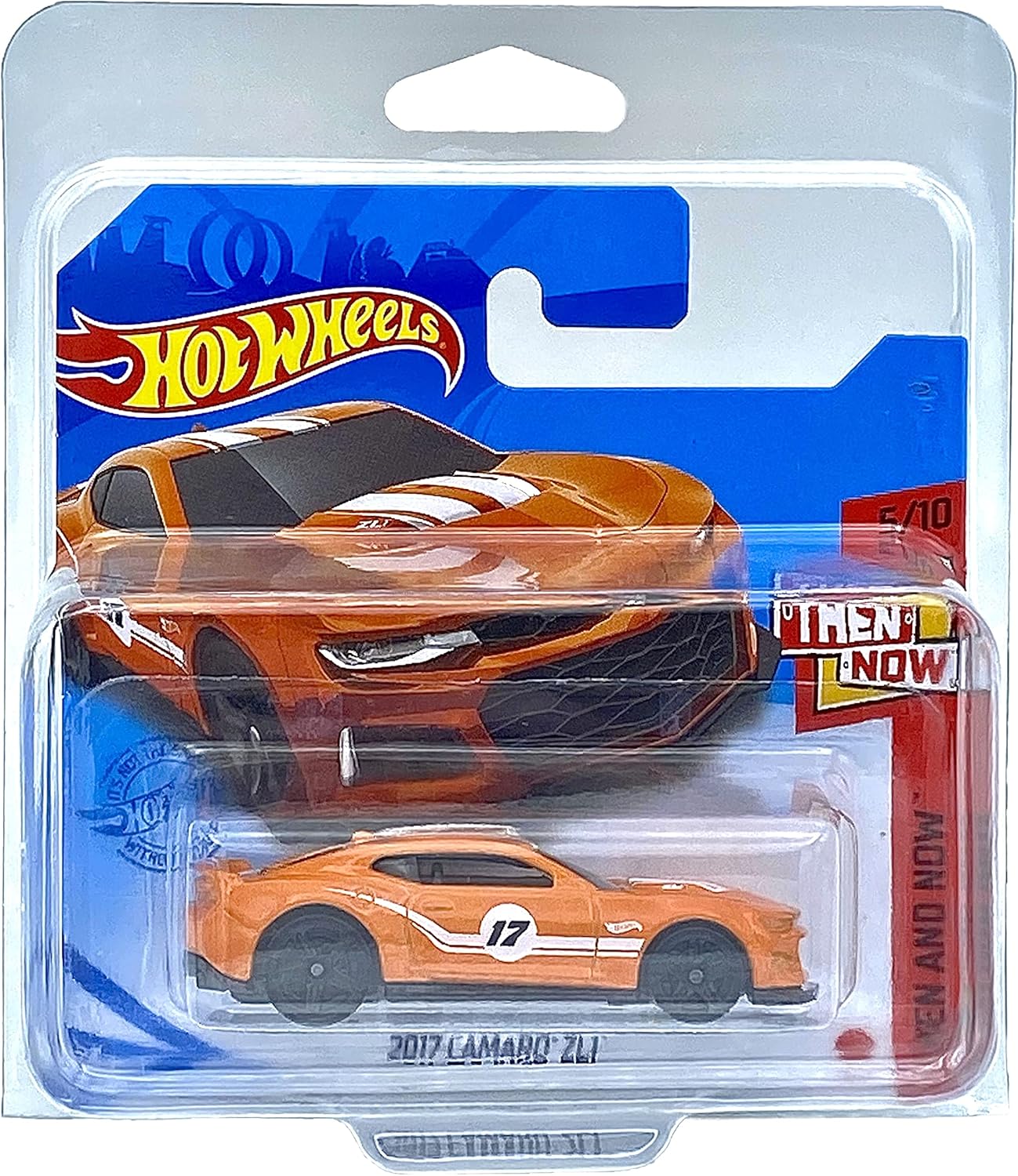 KLAS Hot Wheels 2017 Camaro ZL1 (Orange) 5/10 Then And Now 2021-154/250 (Short Card) GTB32 *** available in A CAR KEEPER PROTECTIVE COLLECTORS CASE ***