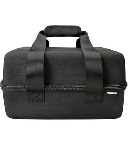 Amazon.com: MAGMA 45 150, Black/Khaki DJ Bag (MGA43013) : Musical