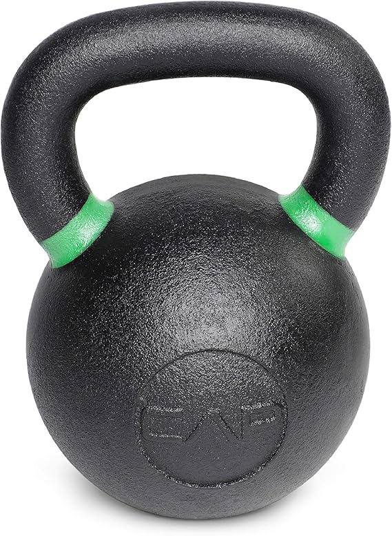 Cap Barbell Cast Iron Competition Weight Kettlebell, 53Pound, Black