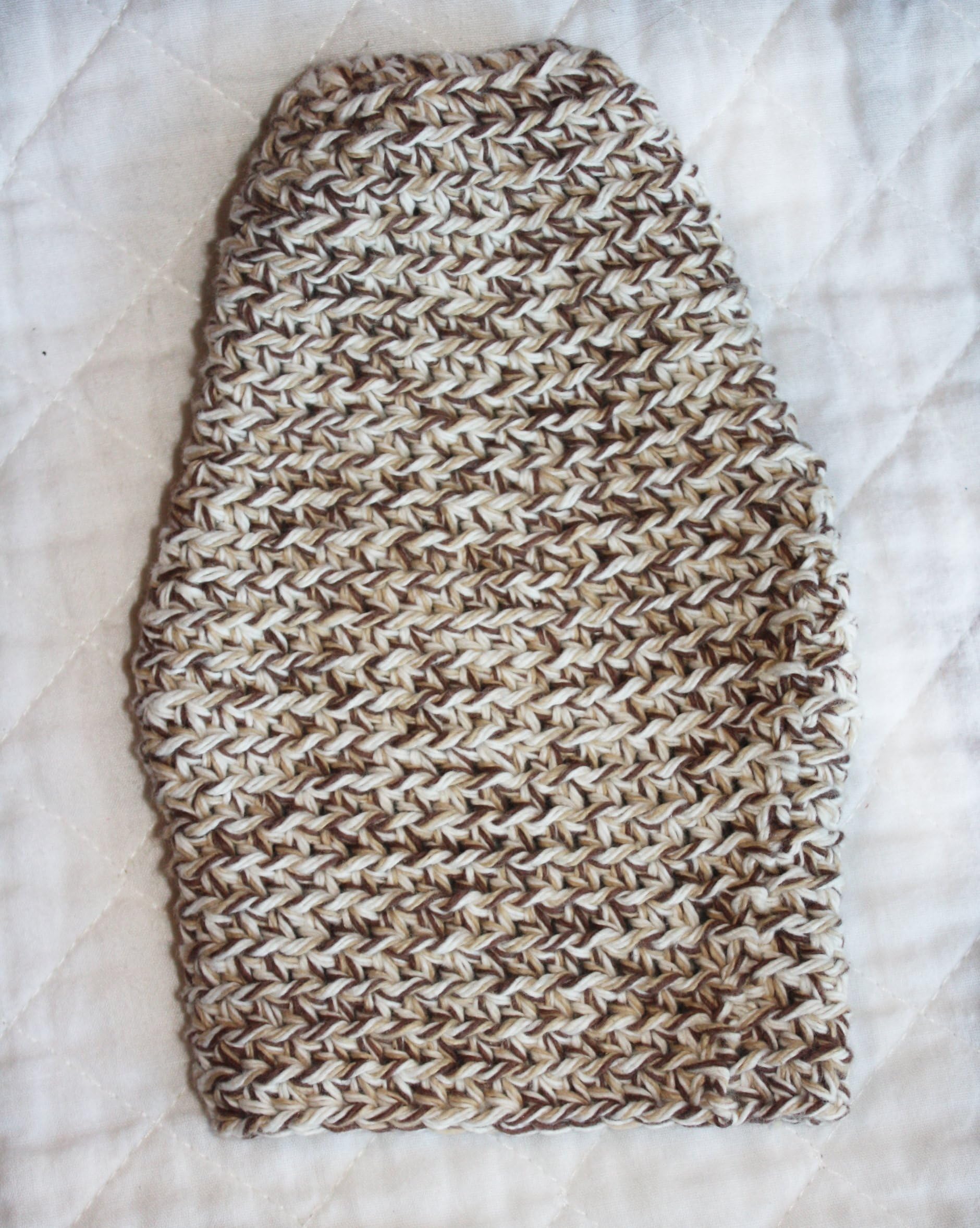 Crocheted Cotton Bath Mitt, Eco-friendly Spa Glove