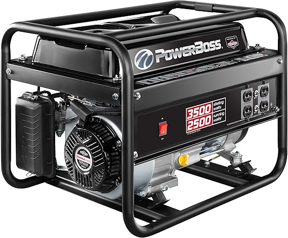 Amazon.com : PowerBoss 30666 Portable Generator, 3500 Starting Watts