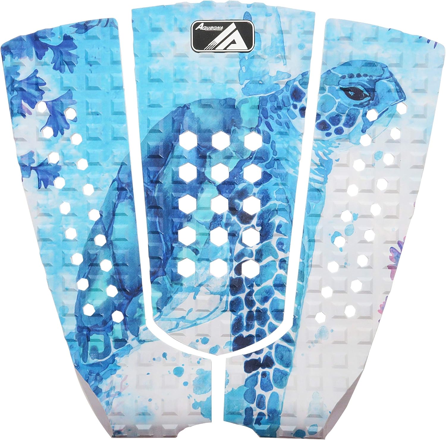 Surfboard EVA Traction Pad with 3M Adhesive Professional Tail Pad, Applies All Boards