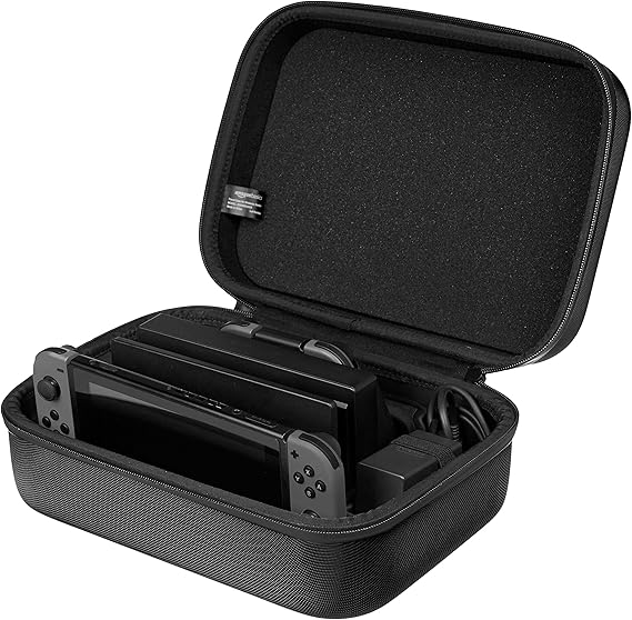 Amazon Co Jp Amazonベーシック Nintendo Switch専用収納バッグ ハードケース 旅行用 30 12 23cm ブラック ゲーム