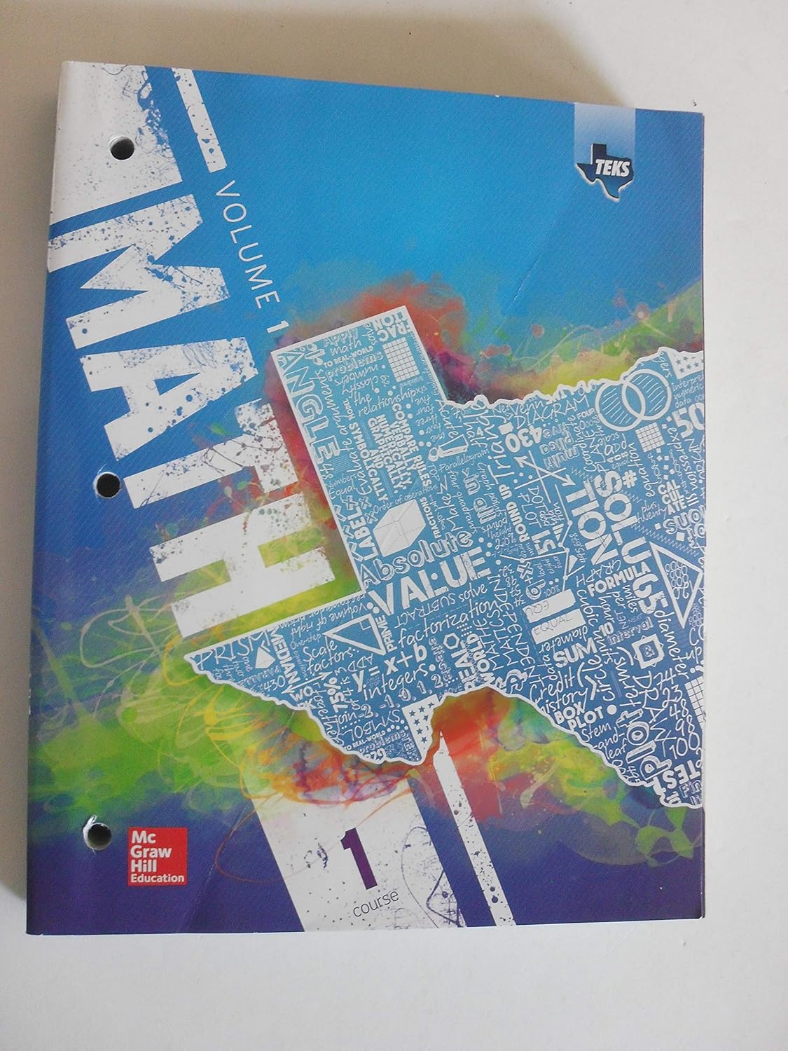 Texas Math TEKS Course 1 Volume 1 [9780076641505