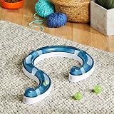 Catit Senses Play Circuit Cat Toy with Peek-a-Boo Track Grey Green Ball view 2