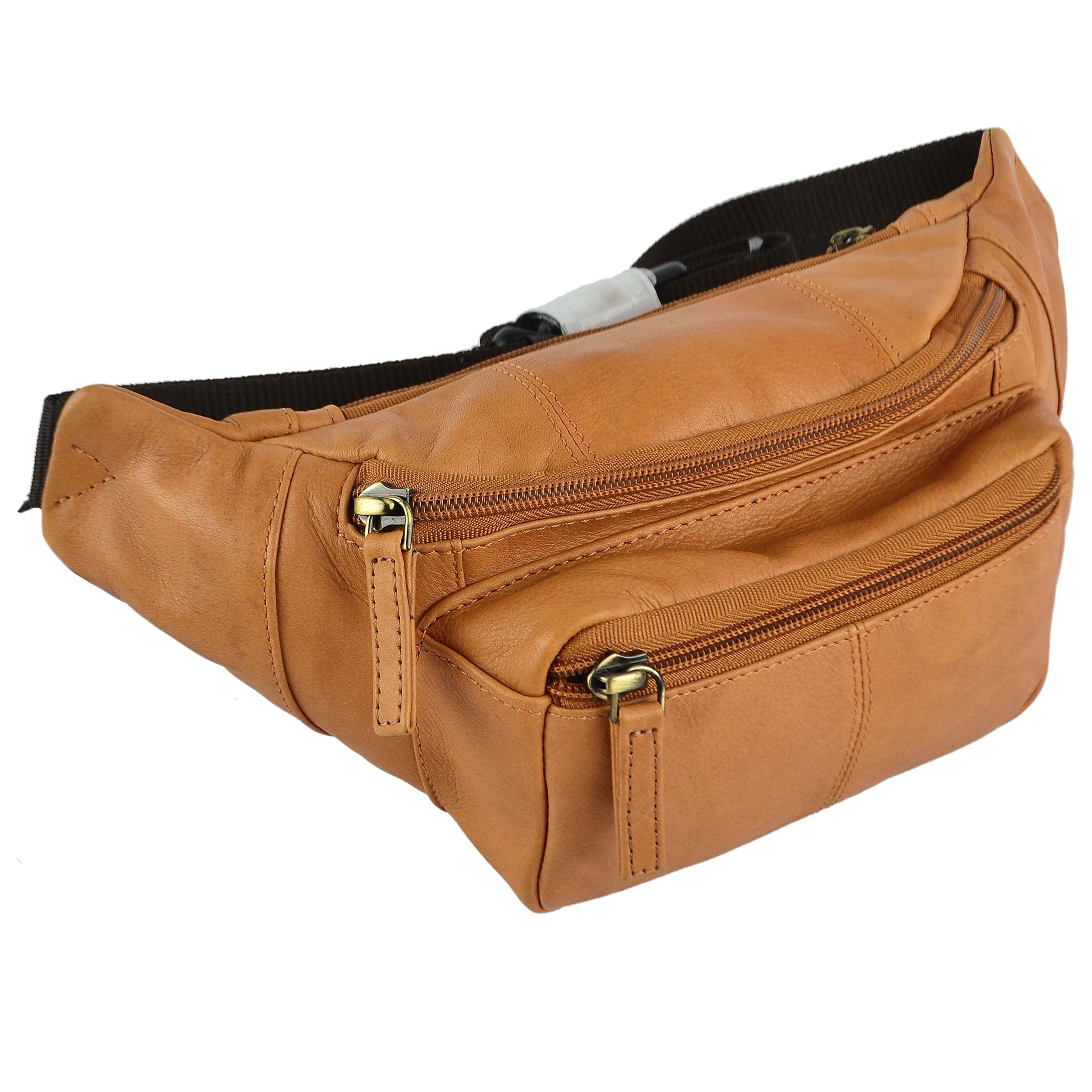 Visconti Leather Bum Bag Fanny Pack