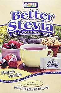 NOW Foods Better Stevia French Vanilla - 75 Packets (Pack of 1)