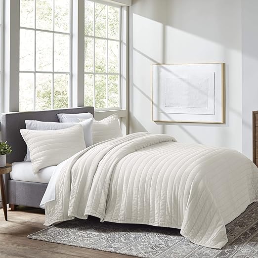 Ellen Degeneres Cotton White King Quilt Amazon Co Uk Kitchen