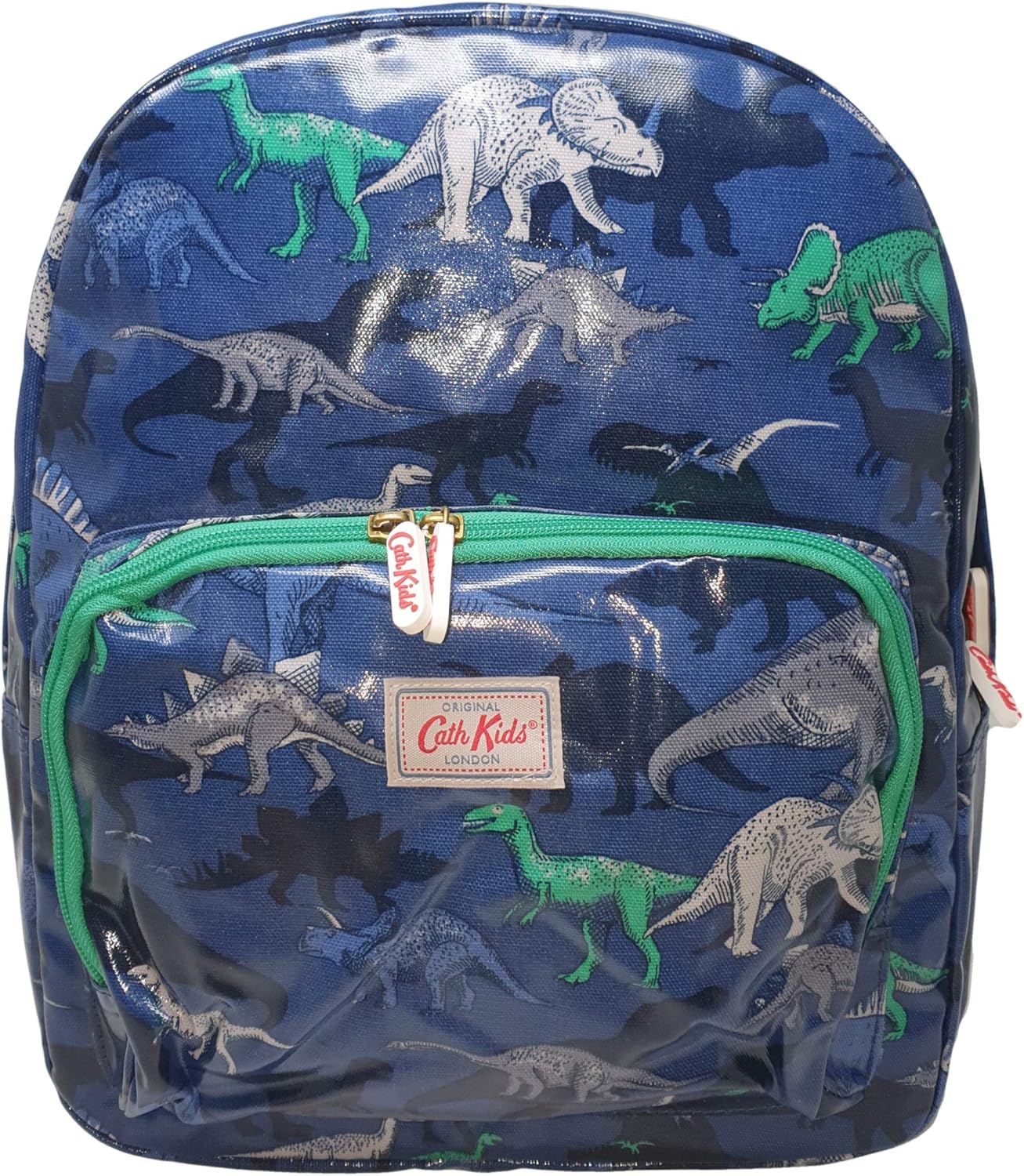 Cath Kidston 'Dinosaurs' Large Rucksack/Backpack in Soft Navy Oilcloth