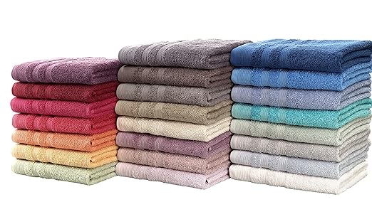 Set Asciugamani Bagno Sfusi Asciugamano Ospite Telo Bagno Tappeto 100 Cotone 500 Grmtq Disponibile In 10 Colori Tinta Unita