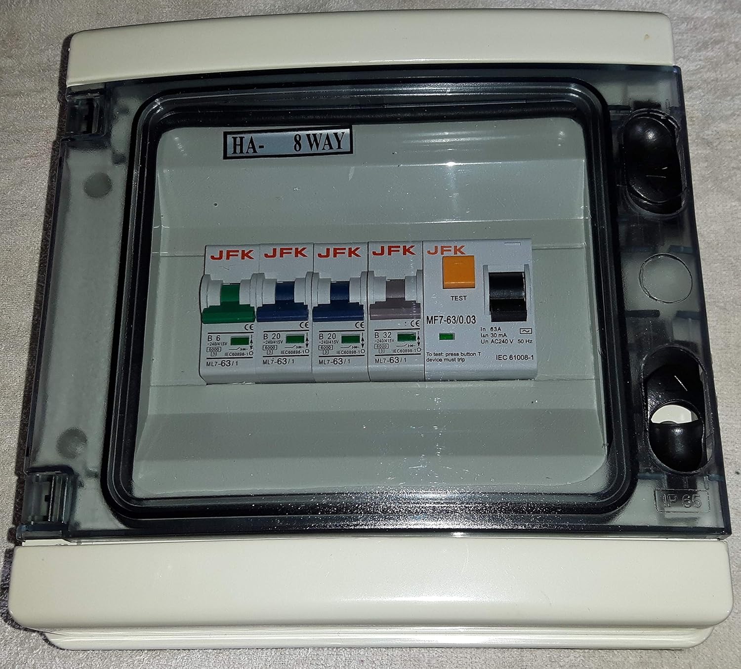 [DIAGRAM] 2 Way Garage Shed Camper Van Caravan Consumer Unit Fuse