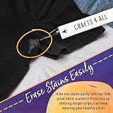 Crafts 4 ALL Fabric Markers for Clothes Pack of 2 Dual Tip No Fade Permanent view 5