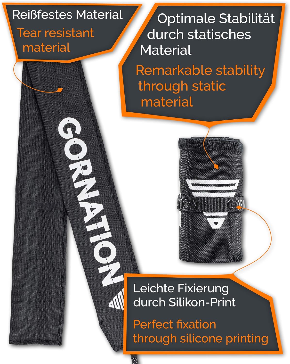 GORNATION Wrist Wraps, Premium Performance Wrist Wraps for Gym Weightlifting, Calisthenics & Strength Training - Image 3