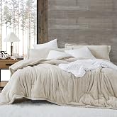 The Original Plush Coma Inducer&reg; Queen Oversized Comforter, Natural Taupe | Experience Coma Worthy Sleep with Cozy Plush Extra Large Bedding