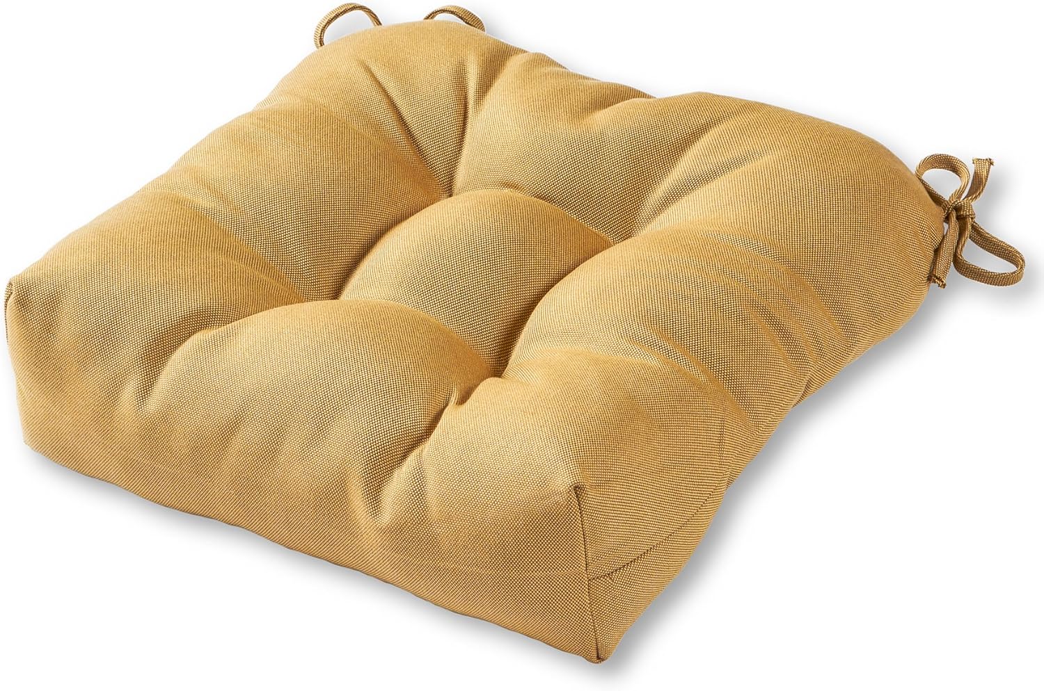 Greendale Home Fashions AZSC4800-SPICE Sand 20-inch Outdoor Sunbrella Fabric Dining Seat Cushion