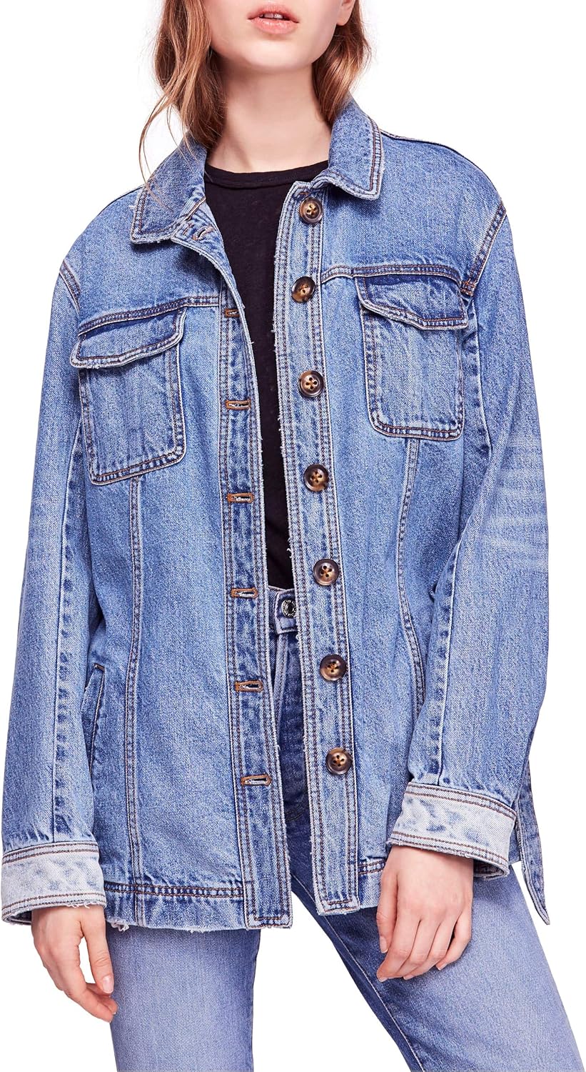 free people eisenhower denim jacket