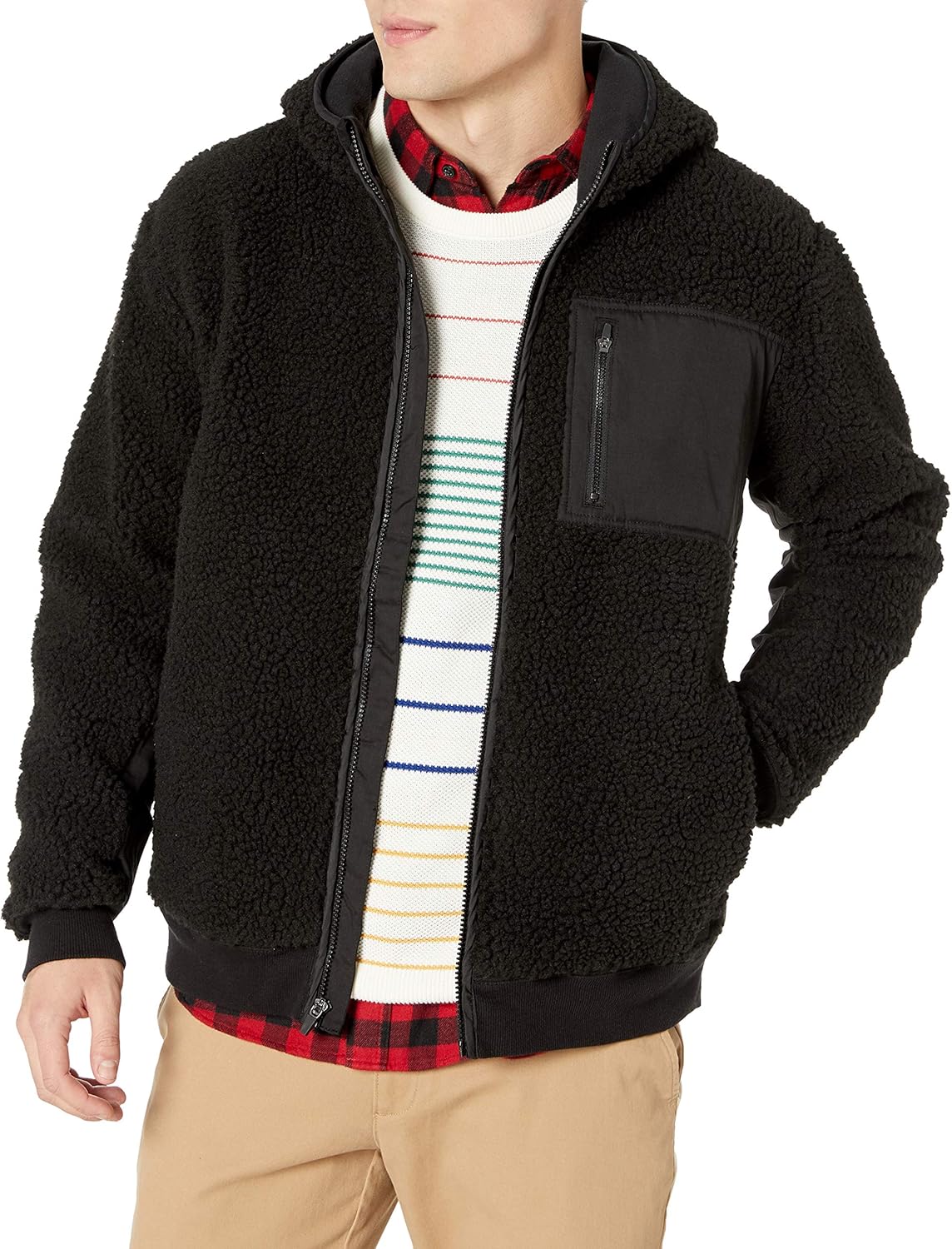 RVCA Men's Knoll Sherpa Jacket: Clothing