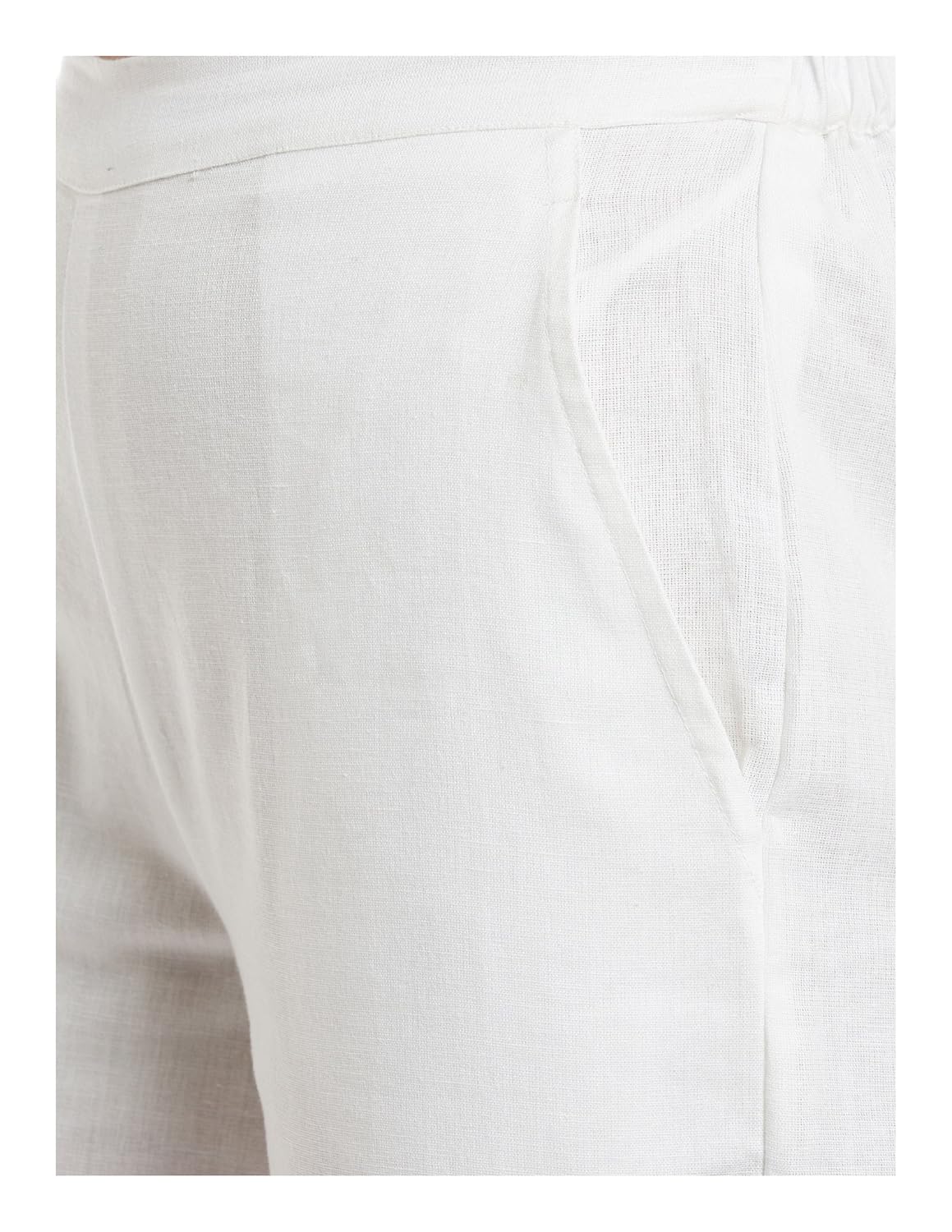 bohobi women's solid linen harem pants