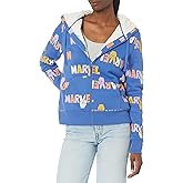 Amazon Essentials Disney | Marvel | Star Wars | Princess Women's Fleece Sherpa-Lined Full-Zip Hoodies