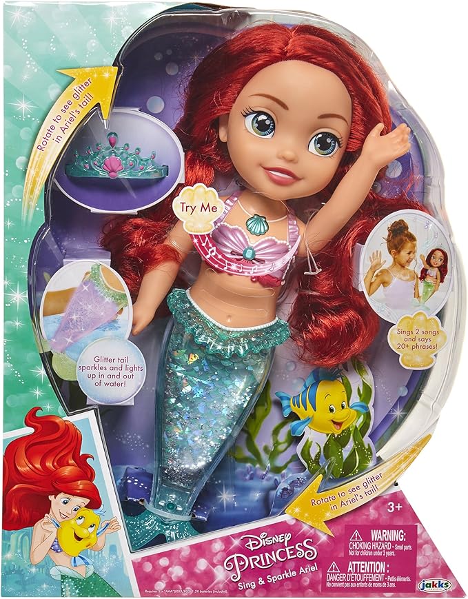 sing and sparkle ariel doll instructions