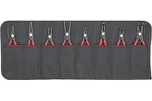 KNIPEX - 00 19 58 V02 Tools - 8 Piece Precision Circlip Pliers Set (001958V02)