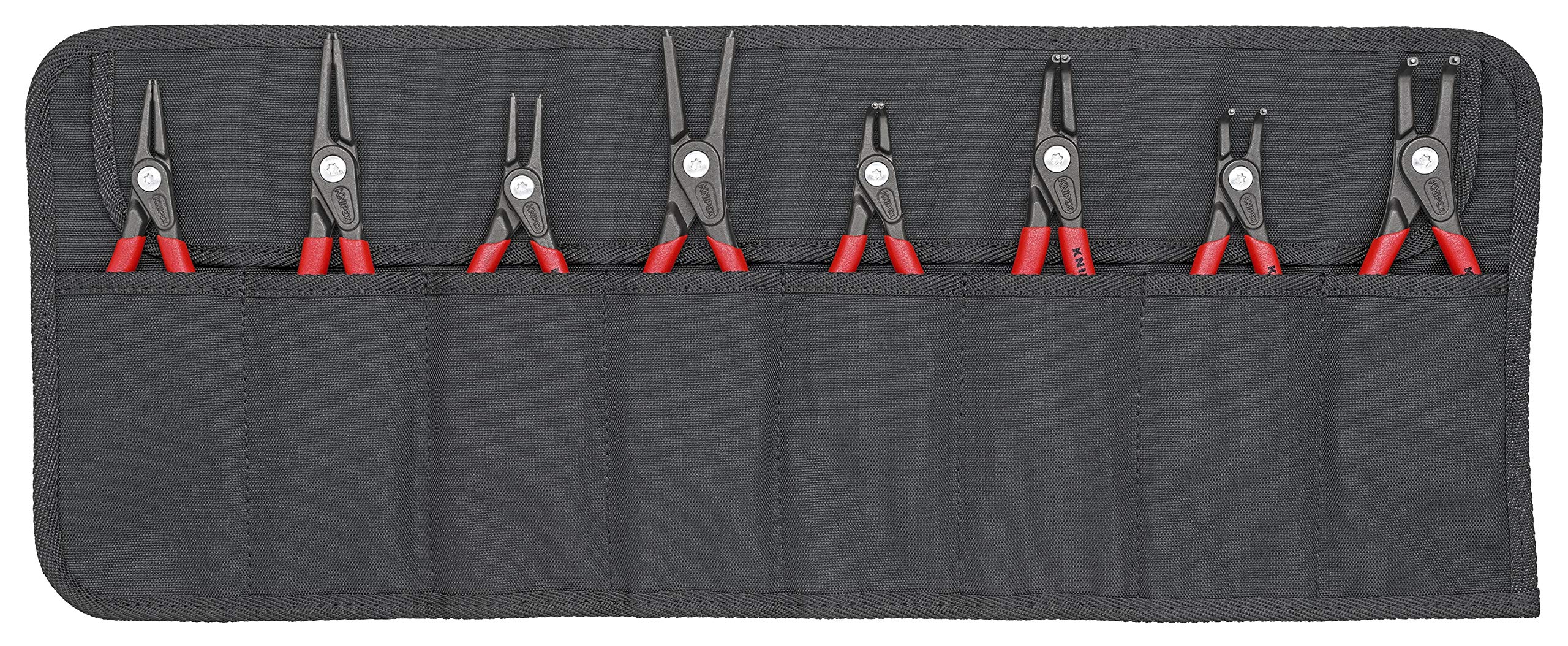 KNIPEX - 00 19 58 V02 Tools - 8 Piece Precision Circlip Pliers Set (001958V02)