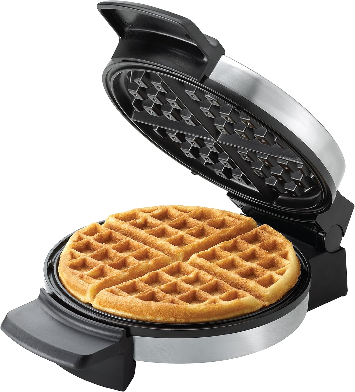 BLACK+DECKER Belgian Waffle Maker, Stainless Steel, WMB500: Electric Waffle Irons: Kitchen & Dining