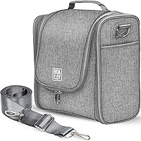 Extra Large Hanging Travel Toiletry Bag for Women and Men, Hygiene Bag, Bathroom and Shower Organizer Kit with Elastic…
