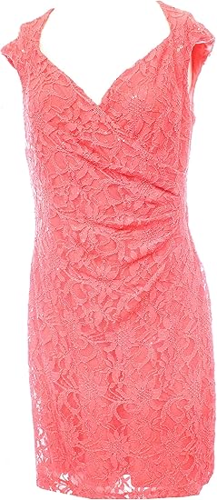 ralph lauren coral dress