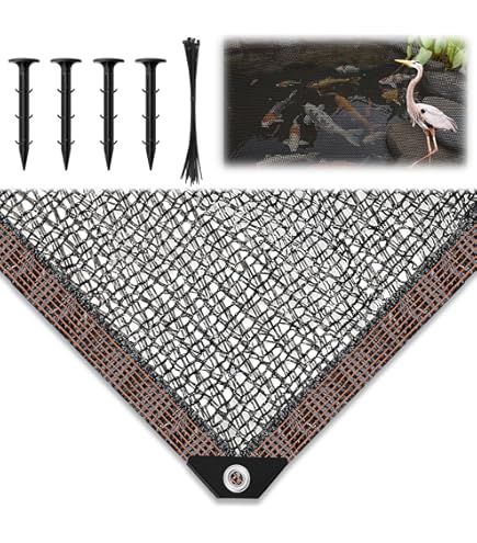 Amazon.com : DeWitt Pond Netting, 10 by 12-Feet : Pond Skimming Nets :  Patio, Lawn & Garden