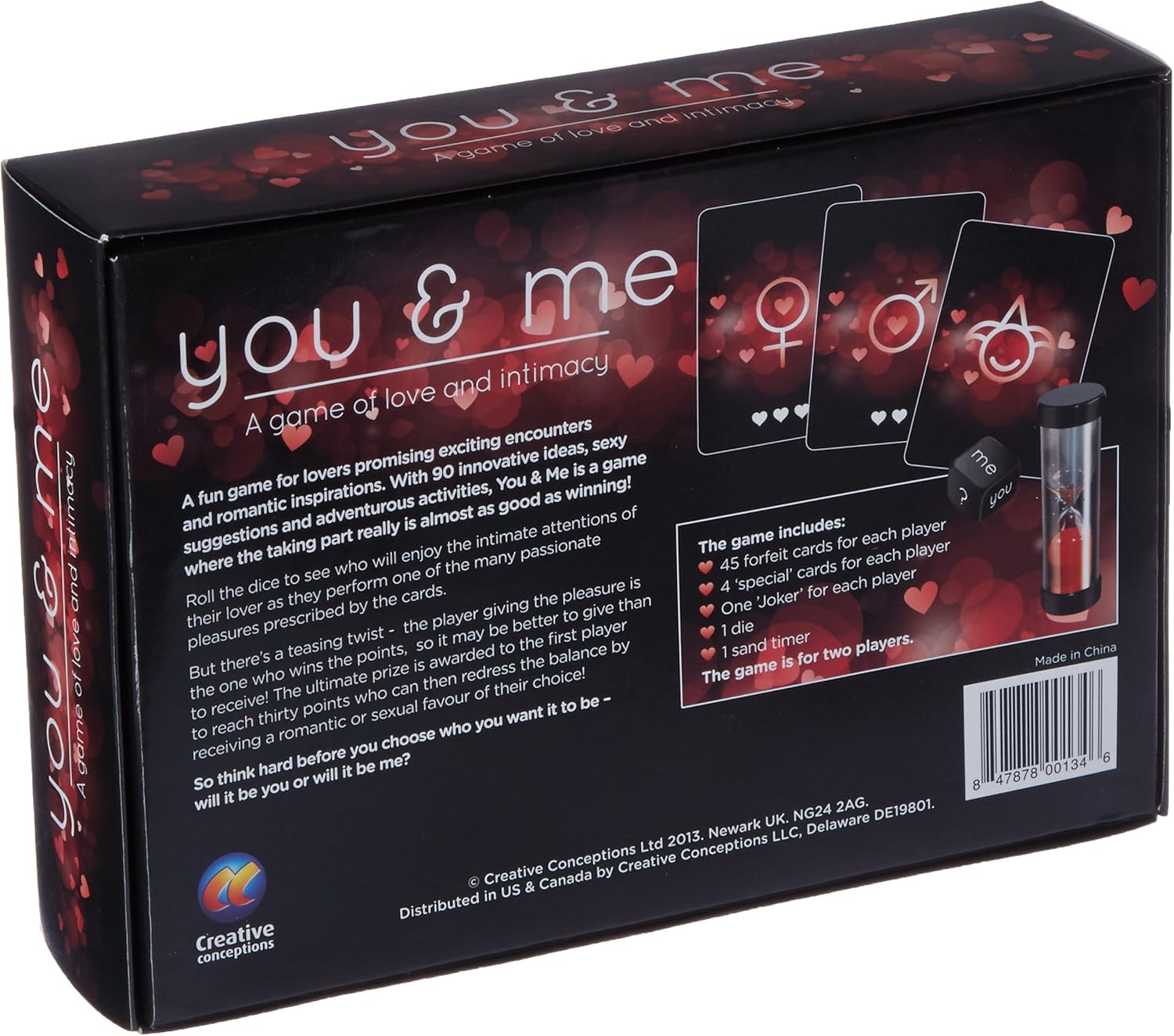 Creative Conceptions CCYM You & Me Intimacy Card Couples. Relationship Building Adult Game Full of Romantic Inspirations, Perfect for Fun Date Nights - Image 3