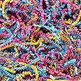 MagicWater Supply - 1 LB - Fiesta Blend - Pink, Blue and Yellow Blend of Crinkle Cut Paper Shred Filler great for Gift Wrapping, Basket Filling, Birthdays, Weddings, Anniversaries